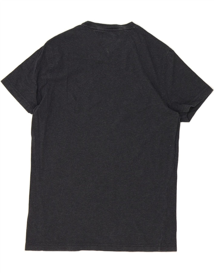 TOMMY HILFIGER Mens T-Shirt Top Large Black Cotton Vintage Tommy Hilfiger and Second-Hand Tommy Hilfiger from Messina Hembry 