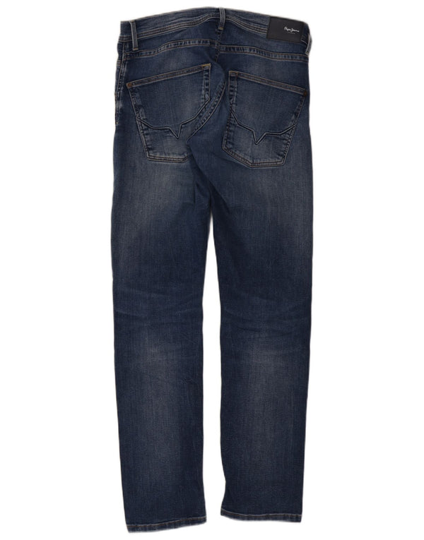 PEPE Jeans Womens Regular Fit Straight UK 10 Small W32 L31 Blue