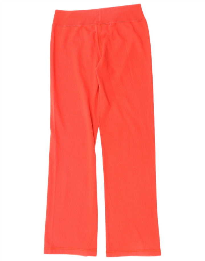 Champion Womens Tracksuit Trousers UK 14 Medium Red Cotton