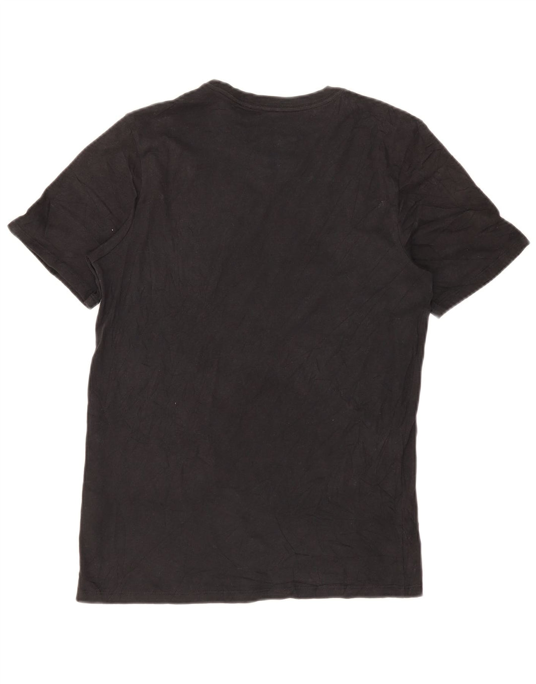NIKE Mens Athletic Cut T-Shirt Top Small Black Cotton