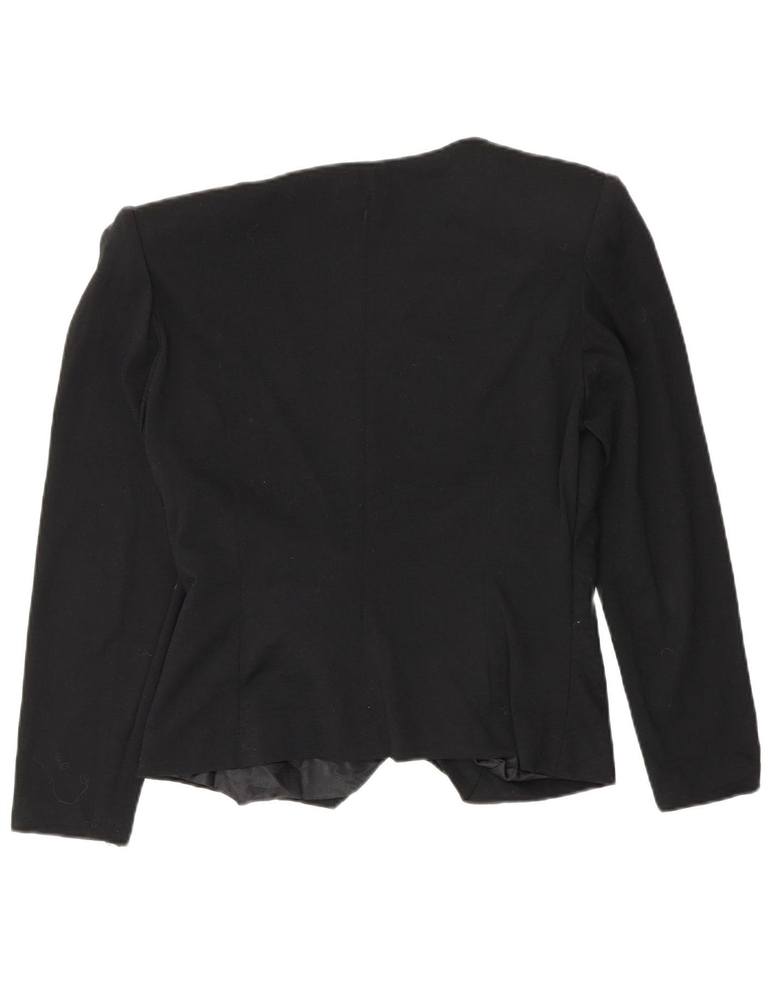 Luisa Spagnoli Womens Cardigan Top IT 46 Large Black Wool