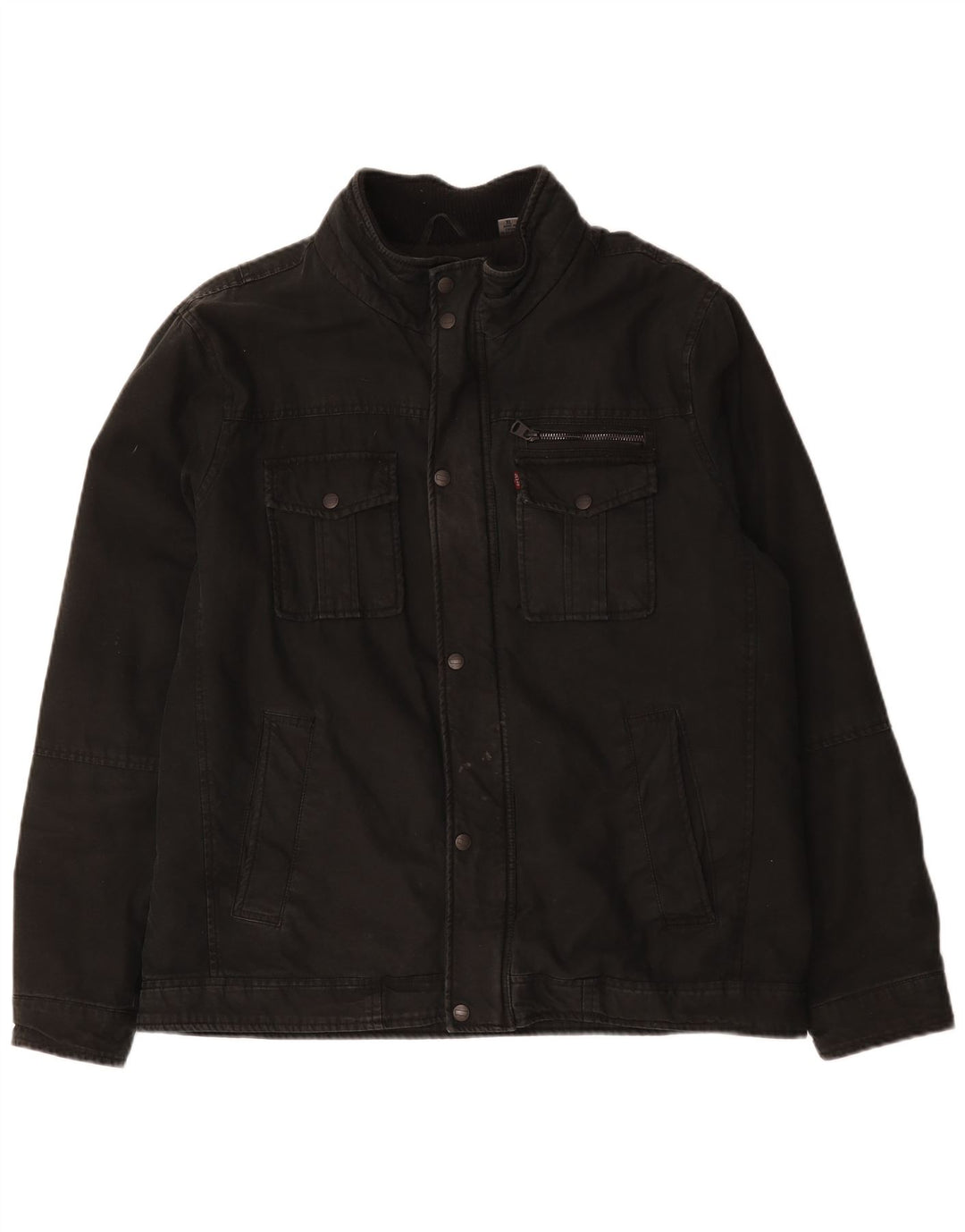 Levi's Mens Utility Jacket UK 42 XL Black Cotton
