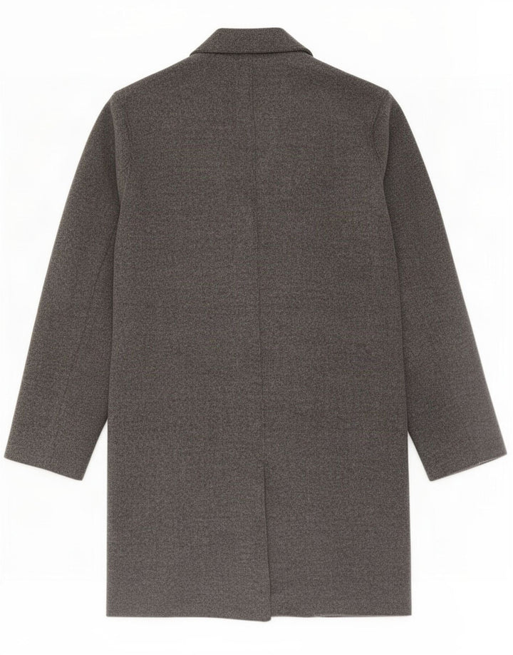 Zara Mens Overcoat UK 38 Medium Grey