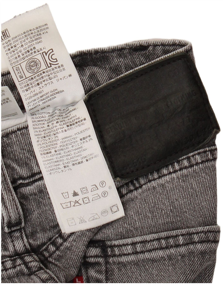 LEVI'S Mens 510 Skinny Jeans W30 L34 Grey Cotton