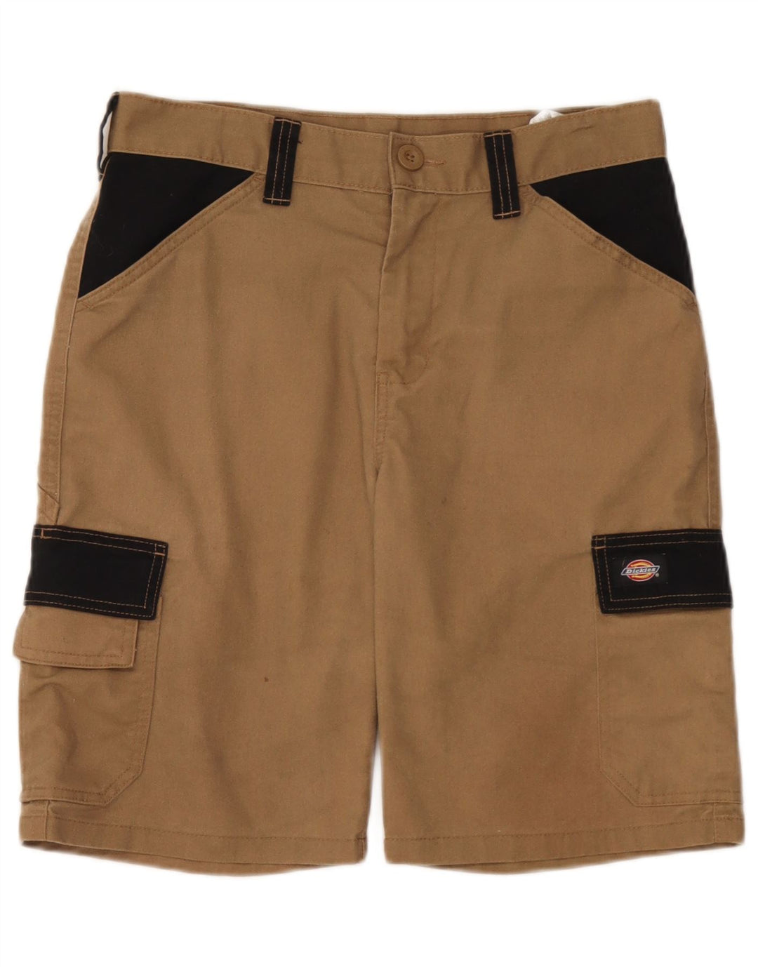 Dickies Mens Cargo Shorts W31 Medium Beige Colourblock Polyester