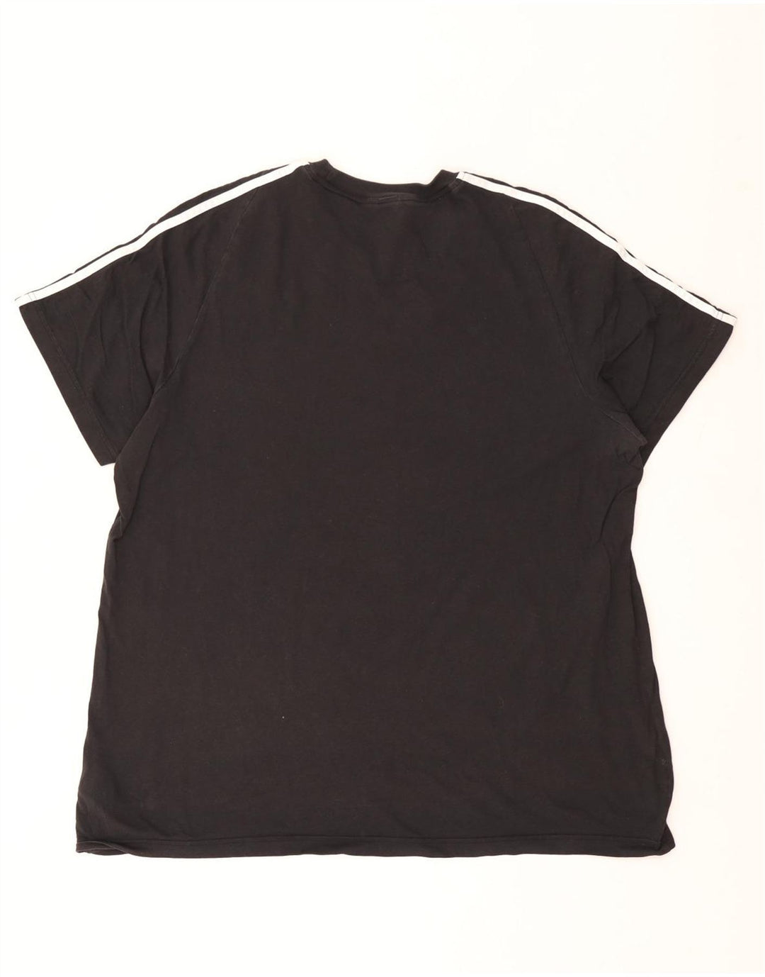 Adidas Mens T-Shirt Top 2XL Black Cotton