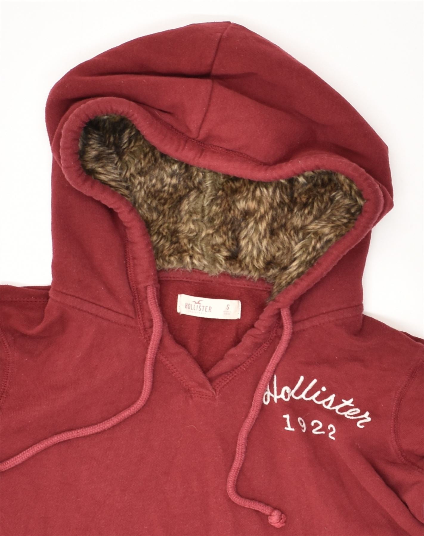 Hollister burgundy outlet hoodie