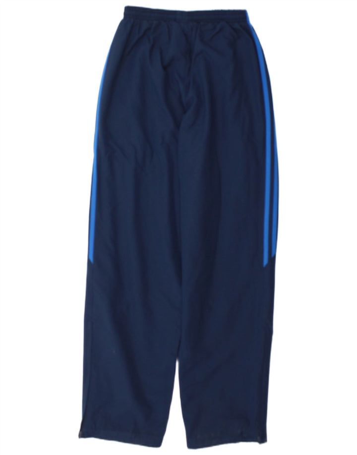 Adidas Boys Tracksuit Trousers 13-14 Years  Navy Blue Colourblock Polyester