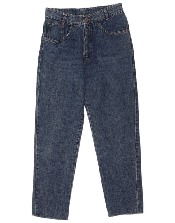 Mash Womens High Waist Jeans IT 46 Large W30 L28 Blue Cotton