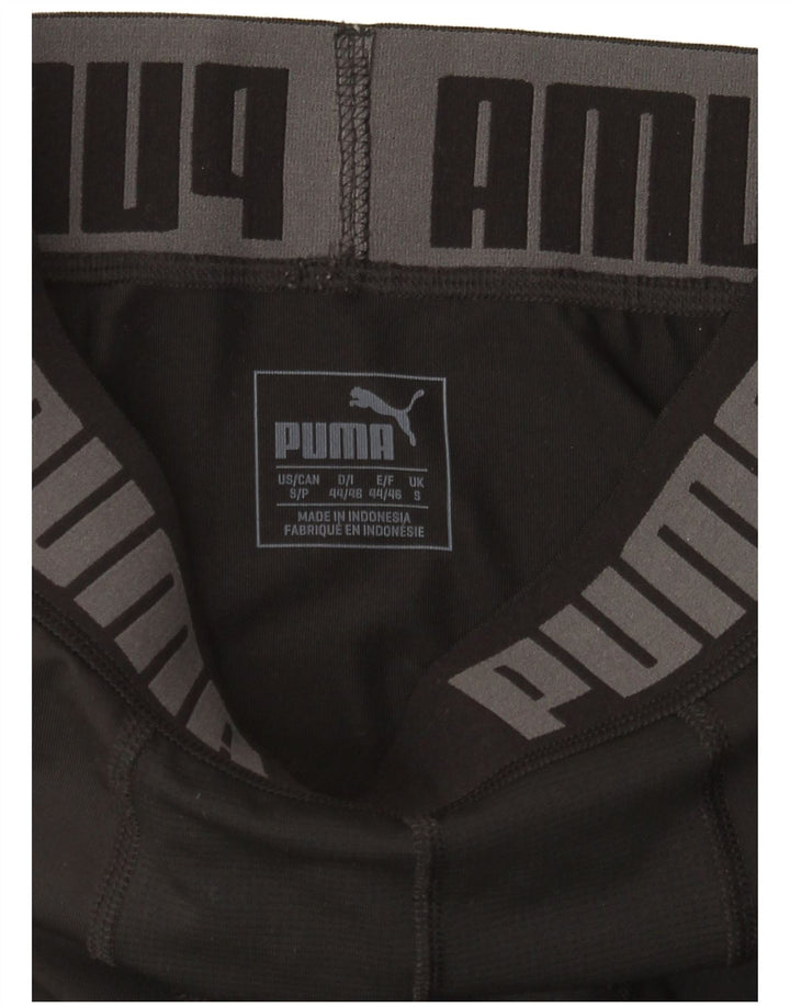 Puma Mens Graphic Leggings Small  Black