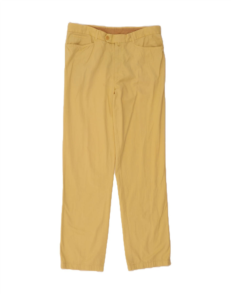 AQUASCUTUM Womens Straight Casual Trousers IT 52 2XL W34 L33 Beige Vintage Aquascutum and Second-Hand Aquascutum from Messina Hembry 