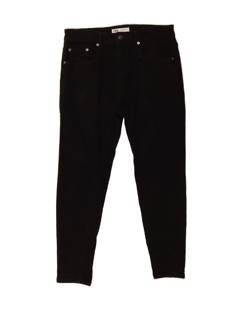 ZARA Mens Skinny Jeans  W32 L26 Black Cotton Vintage Zara and Second-Hand Zara from Messina Hembry 