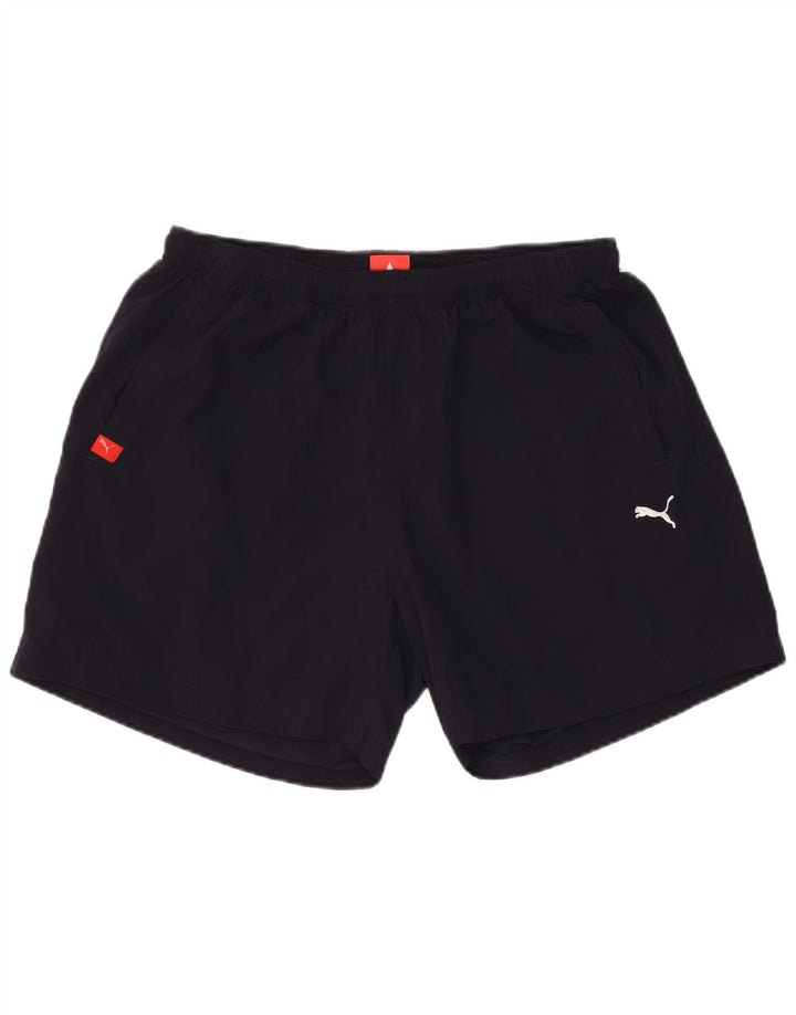 Puma Mens Sport Shorts XL  Navy Blue Polyester
