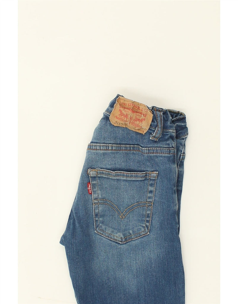 LEVI'S Girls 511 Slim Jeans 7-8 Years W24 L22  Blue Cotton | Vintage Levi's | Thrift | Second-Hand Levi's | Used Clothing | Messina Hembry 