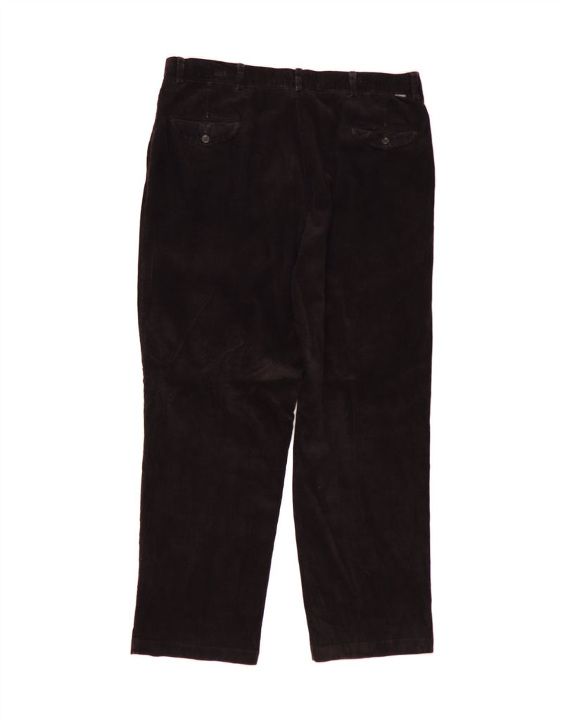 DOCKERS Mens Khakis Classic Fit Pegged Corduroy Trousers W40 L32 Black Vintage Dockers and Second-Hand Dockers from Messina Hembry 