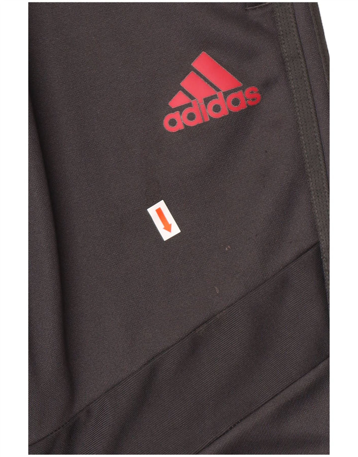 ADIDAS Mens Munster Rugby Tracksuit Trousers Joggers Small Black Polyester