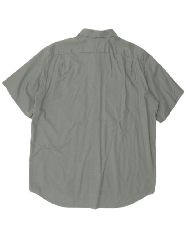 Lacoste Mens Short Sleeve Shirt Size 45 XL Green