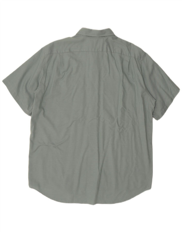 Lacoste Mens Short Sleeve Shirt Size 45 XL Green