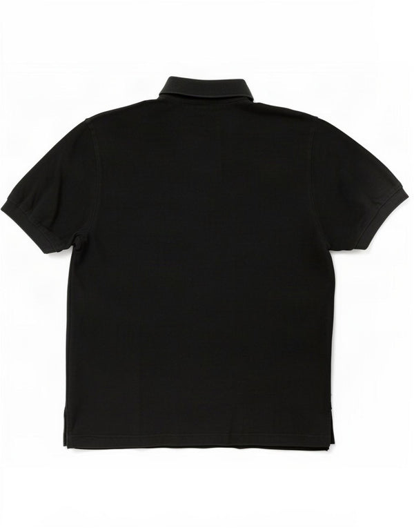 Kappa Mens Polo Shirt Medium Black Cotton