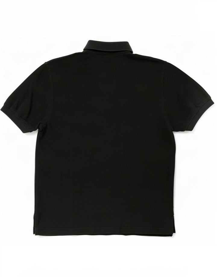 Kappa Mens Polo Shirt Medium Black Cotton