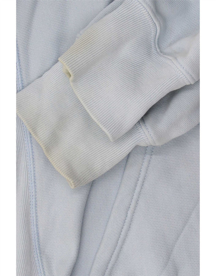 Champion Mens Reverse Weave Hoodie Jumper Medium Blue Cotton