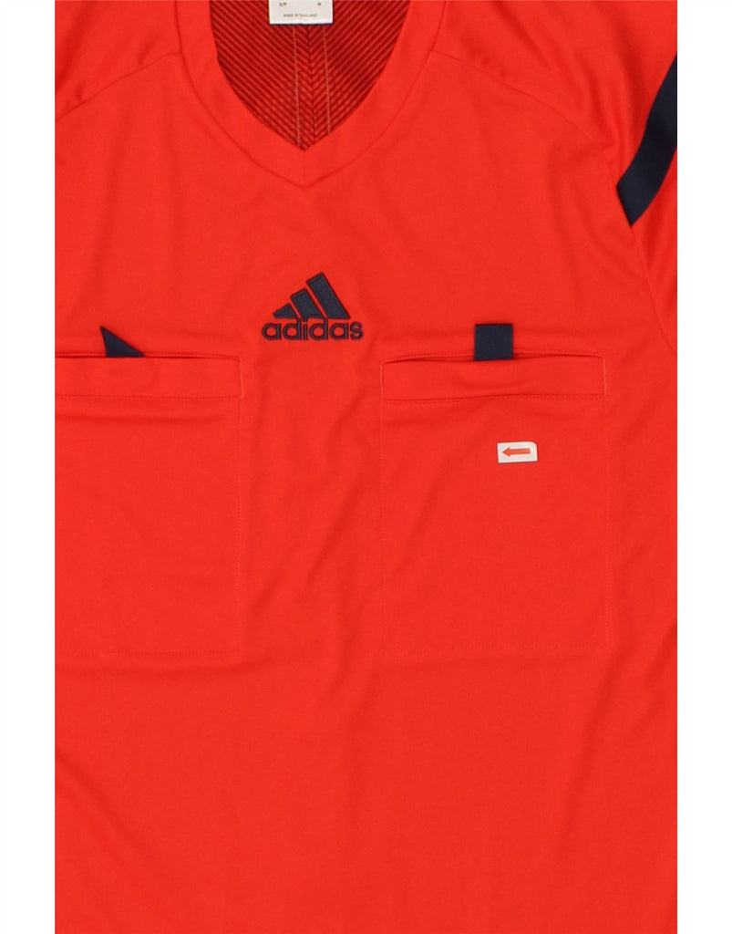 ADIDAS Mens Climacool Graphic T-Shirt Top Small Red Polyester | Vintage Adidas | Thrift | Second-Hand Adidas | Used Clothing | Messina Hembry 