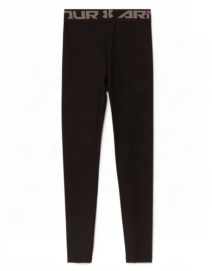 Under Armour Mens Graphic Leggings Medium Black Polyester