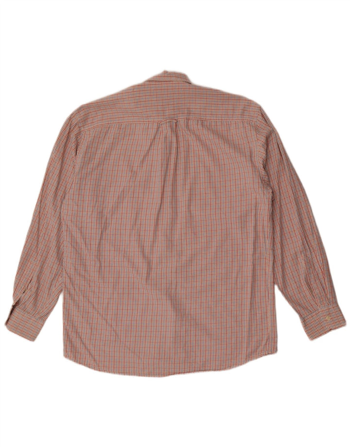 Massimo Dutti Mens Shirt Size 40 Medium Multicoloured Check Cotton