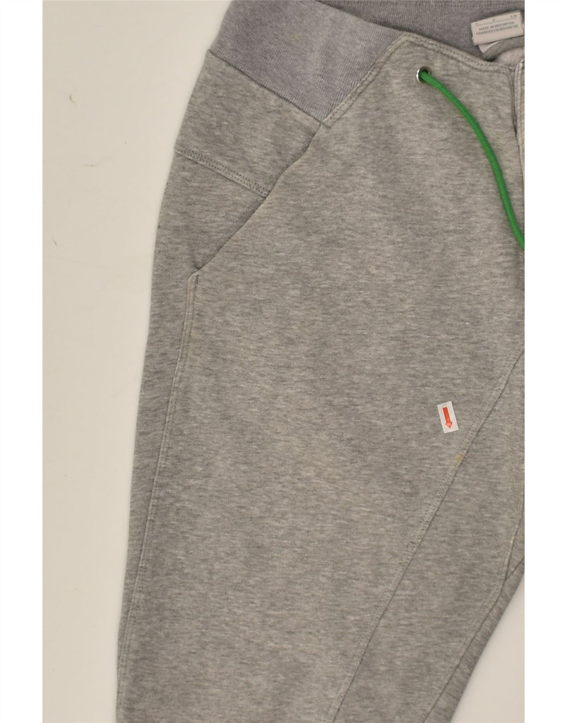 NIKE Womens Capri Tracksuit Trousers Joggers UK 10 Small Grey Cotton | Vintage Nike | Thrift | Second-Hand Nike | Used Clothing | Messina Hembry 