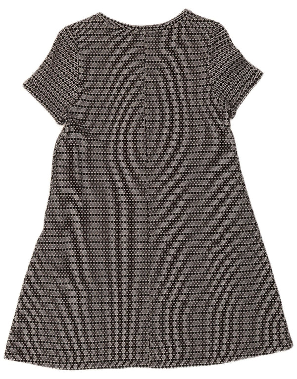 Zara Womens T-Shirt Dress UK 12 Medium Black Geometric