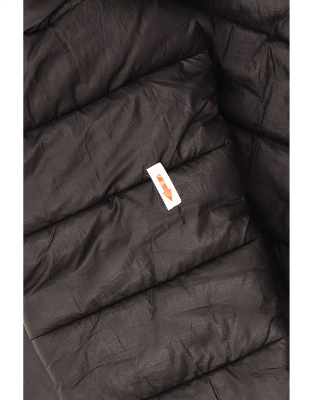 Champion Womens Hooded Padded Jacket UK 12 Medium Black Polyester