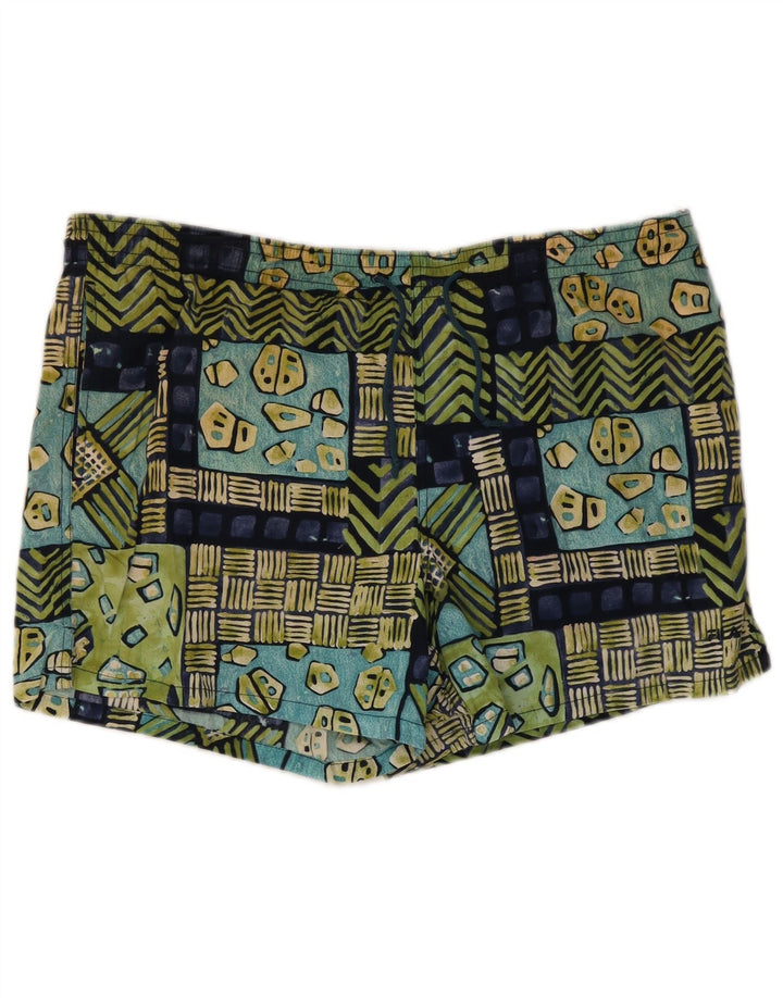 Fila Mens Swimming Shorts Large  Multicoloured Geometric Cotton