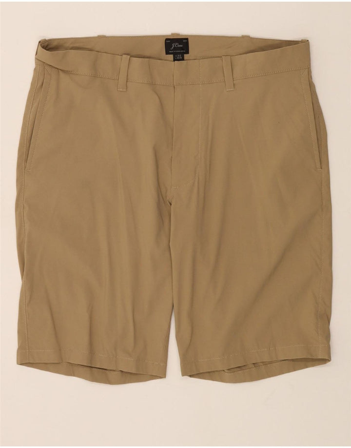 J. CREW Mens Chino Shorts W32 Medium Beige Nylon Vintage J. Crew and Second-Hand J. Crew from Messina Hembry 
