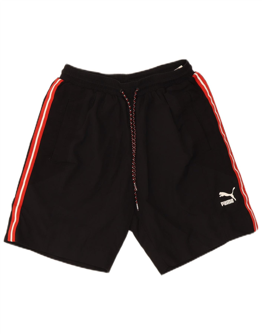 Puma Mens Sport Shorts Small Black Polyester