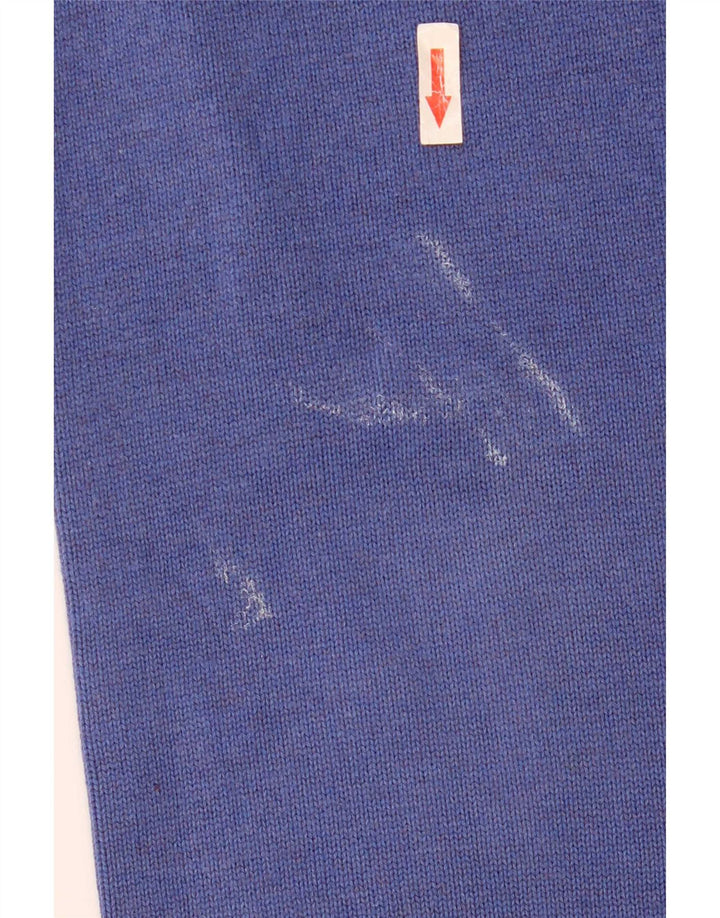 Gant Mens Crew Neck Jumper Sweater Medium Blue Cotton