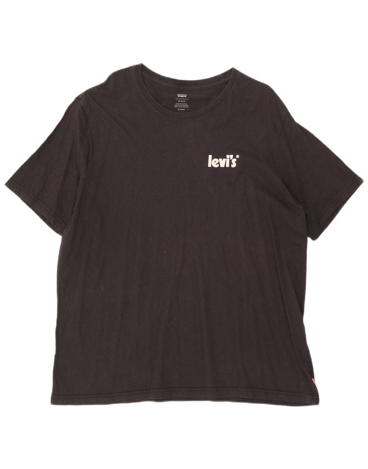 Levi's Mens Relaxed Graphic T-Shirt Top XL Black