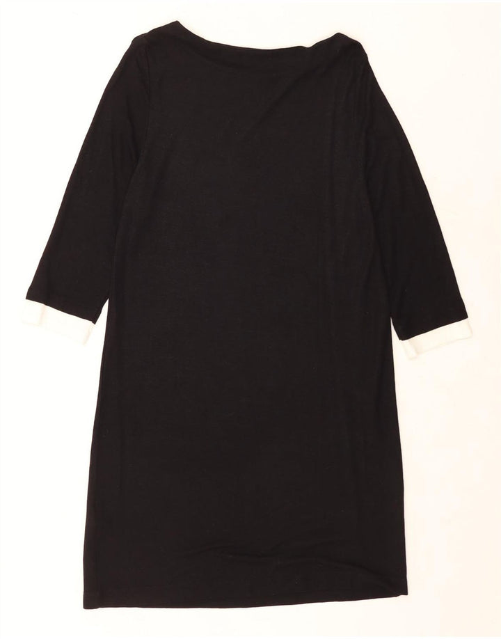 French Connection Womens Sheath Dress UK 14 Large Black Colourblock