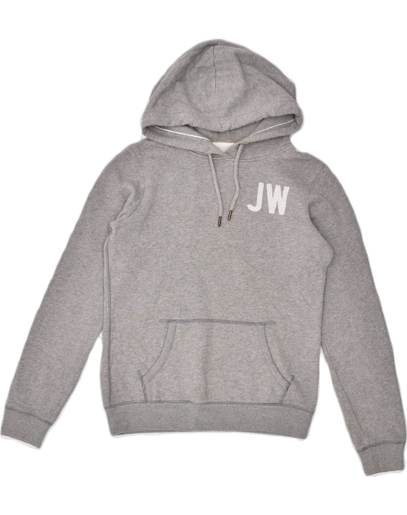 JACK WILLS Womens University Outfitters Hoodie Jumper UK 8 Small Grey | Vintage | Thrift | Second-Hand | Used Clothing | Messina Hembry 