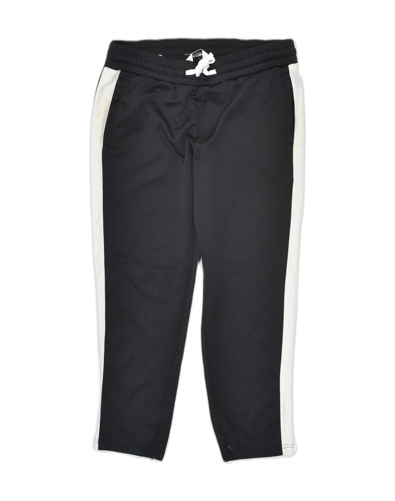 JACK & JONES Womens Tracksuit Trousers Large Black Colourblock Polyester | Vintage Jack & Jones | Thrift | Second-Hand Jack & Jones | Used Clothing | Messina Hembry 