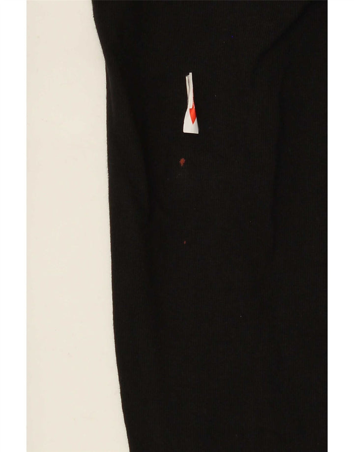 Zara Mens Straight Chino Trousers Medium W31 L31 Black Cotton