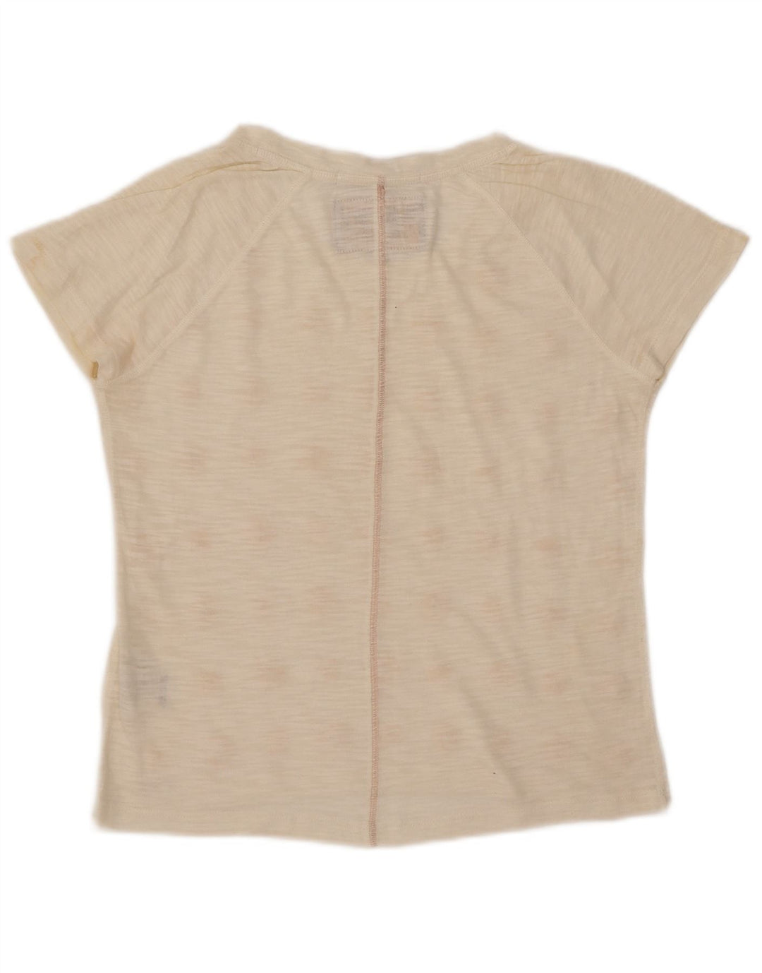 SUPERDRY Womens T-Shirt Top UK 10 Small White Cotton