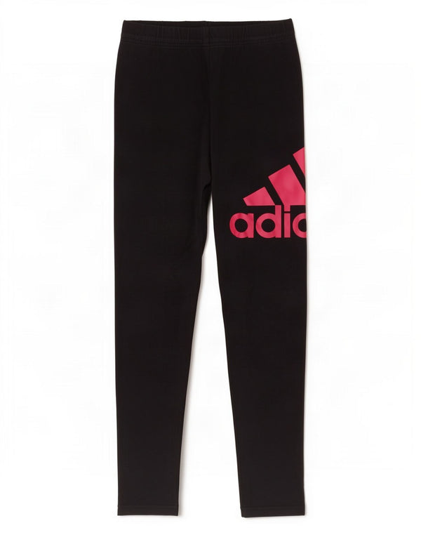 Adidas Girls Graphic Leggings 13-14 Years Black