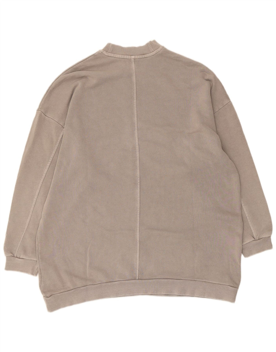 Reebok Womens Oversized Sweatshirt Jumper UK 12/14 Medium Grey