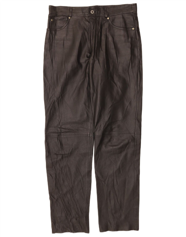 JCC Mens Straight Casual Trousers IT 48 Medium W32 L32 Black