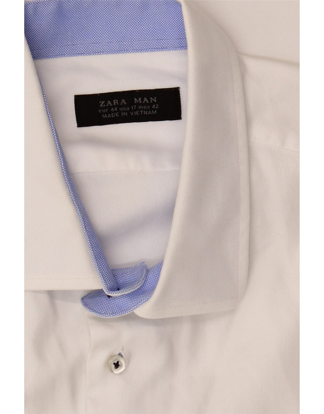 ZARA Mens Shirt Size 44 17 XL White Vintage Zara and Second-Hand Zara from Messina Hembry 