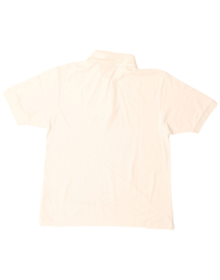 Diadora Mens Polo Shirt Large White Cotton