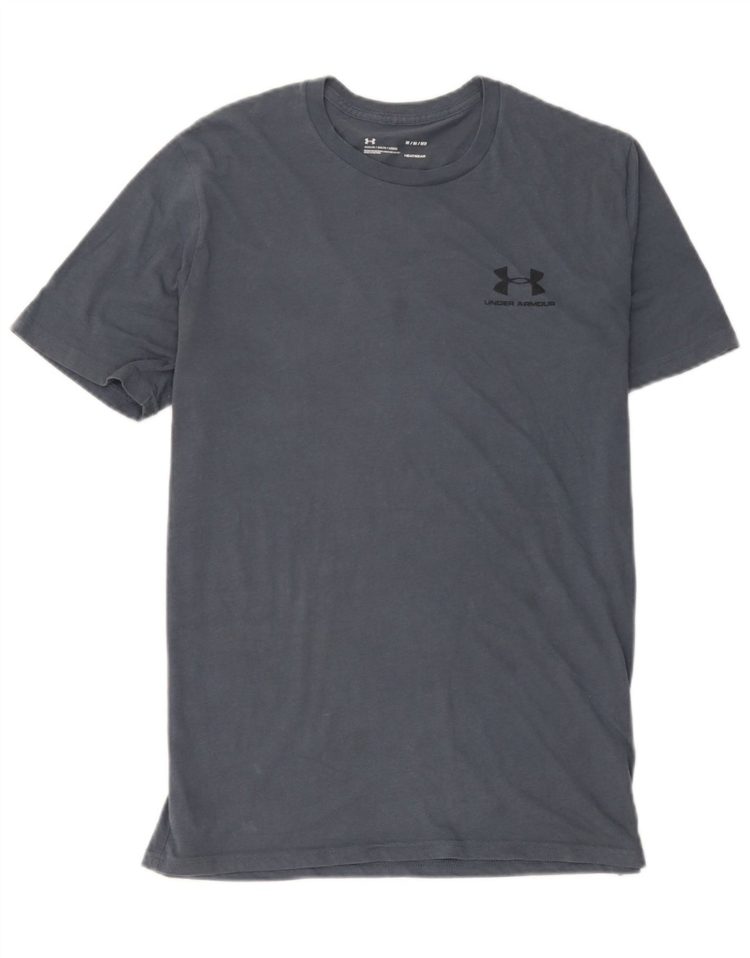 Under Armour Mens Heat Gear T-Shirt Top Medium Navy Blue