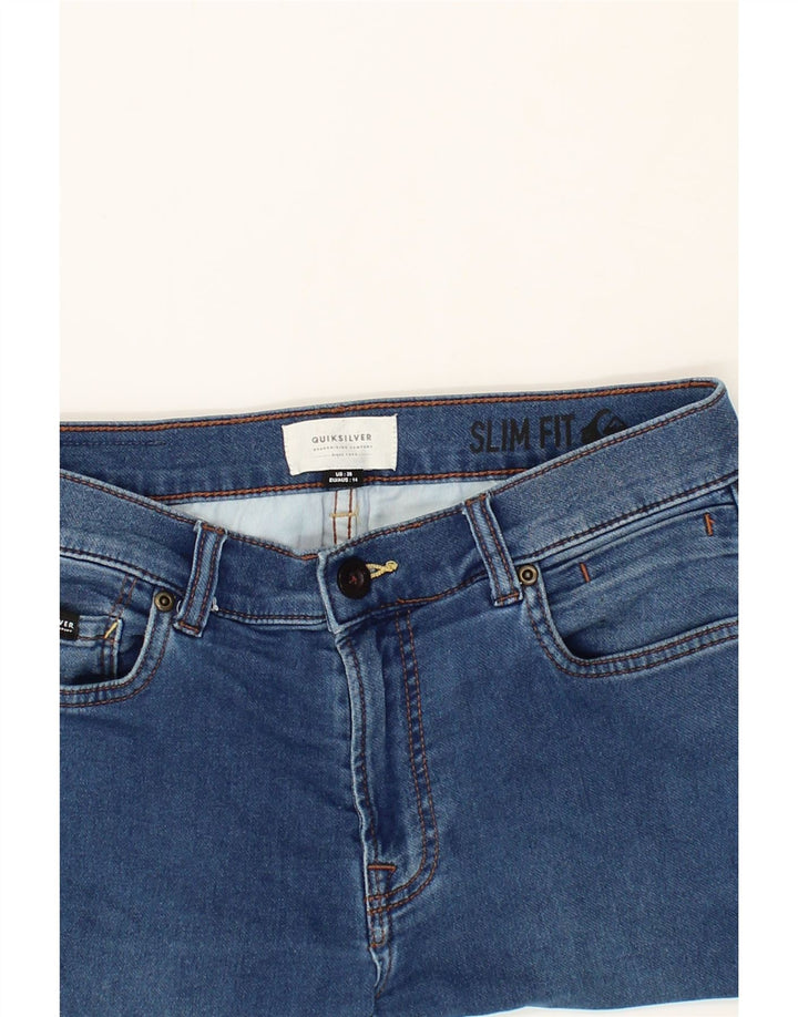 QUIKSILVER Womens Slim Jeans W28 L30 Blue Cotton Vintage Quiksilver and Second-Hand Quiksilver from Messina Hembry 