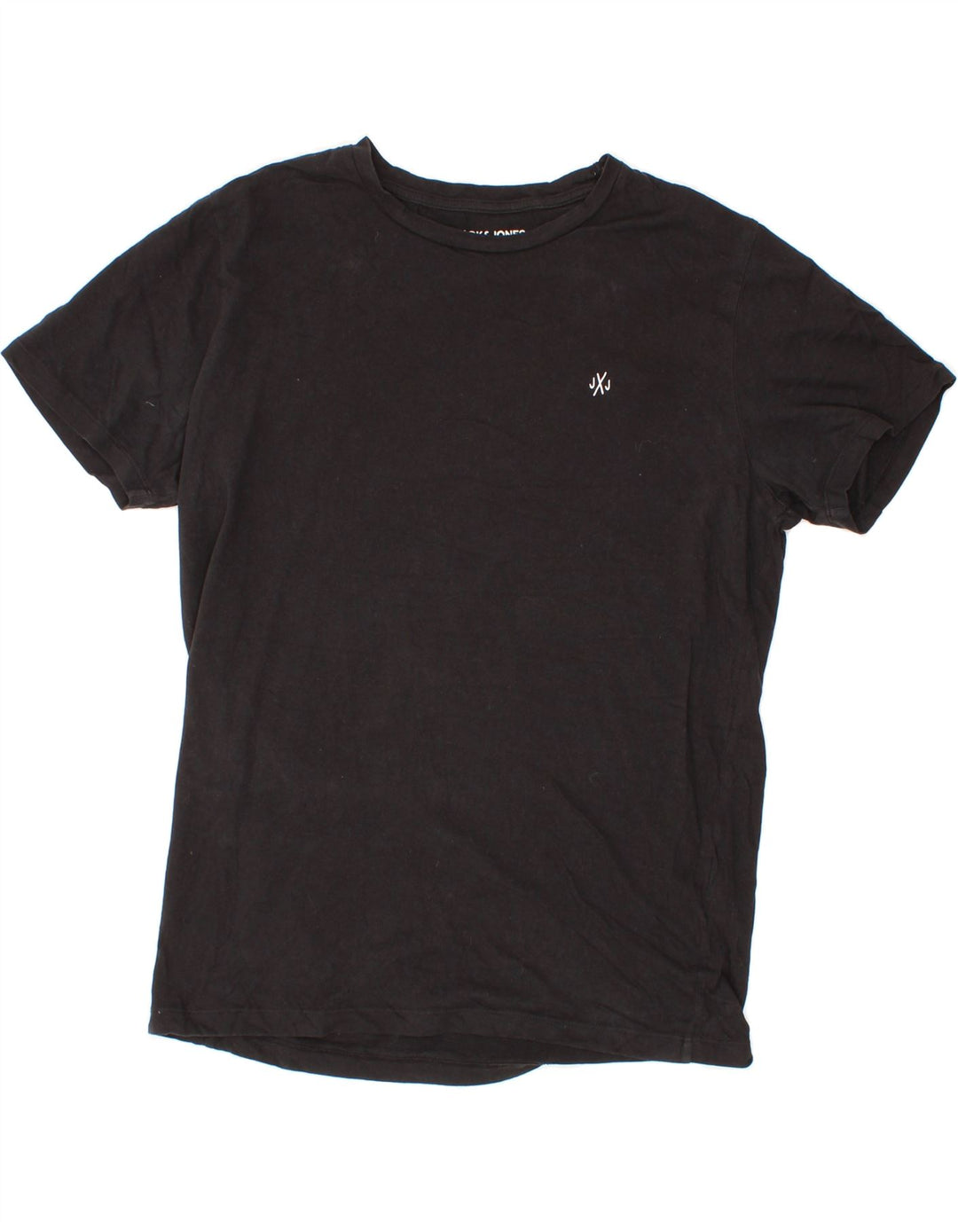 JACK & JONES Mens Regular Fit T-Shirt Top Large Black Cotton Vintage Jack & Jones and Second-Hand Jack & Jones from Messina Hembry 