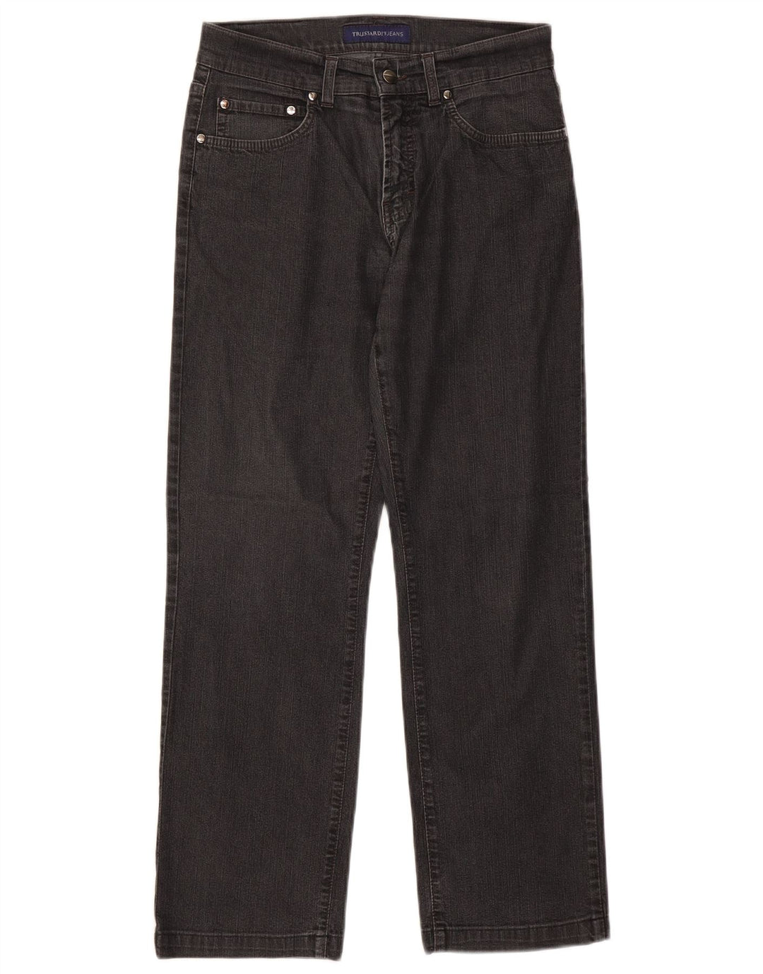TRUSSARDI Womens Straight Jeans W31 L27 Grey